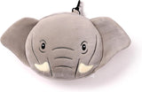 Reisekissen, rund, Plüsch, Elefant und Augenmaske, Unisex, Einheitsgröße, Unisex, Taille Einzigartige Reisekissen Naty Shop