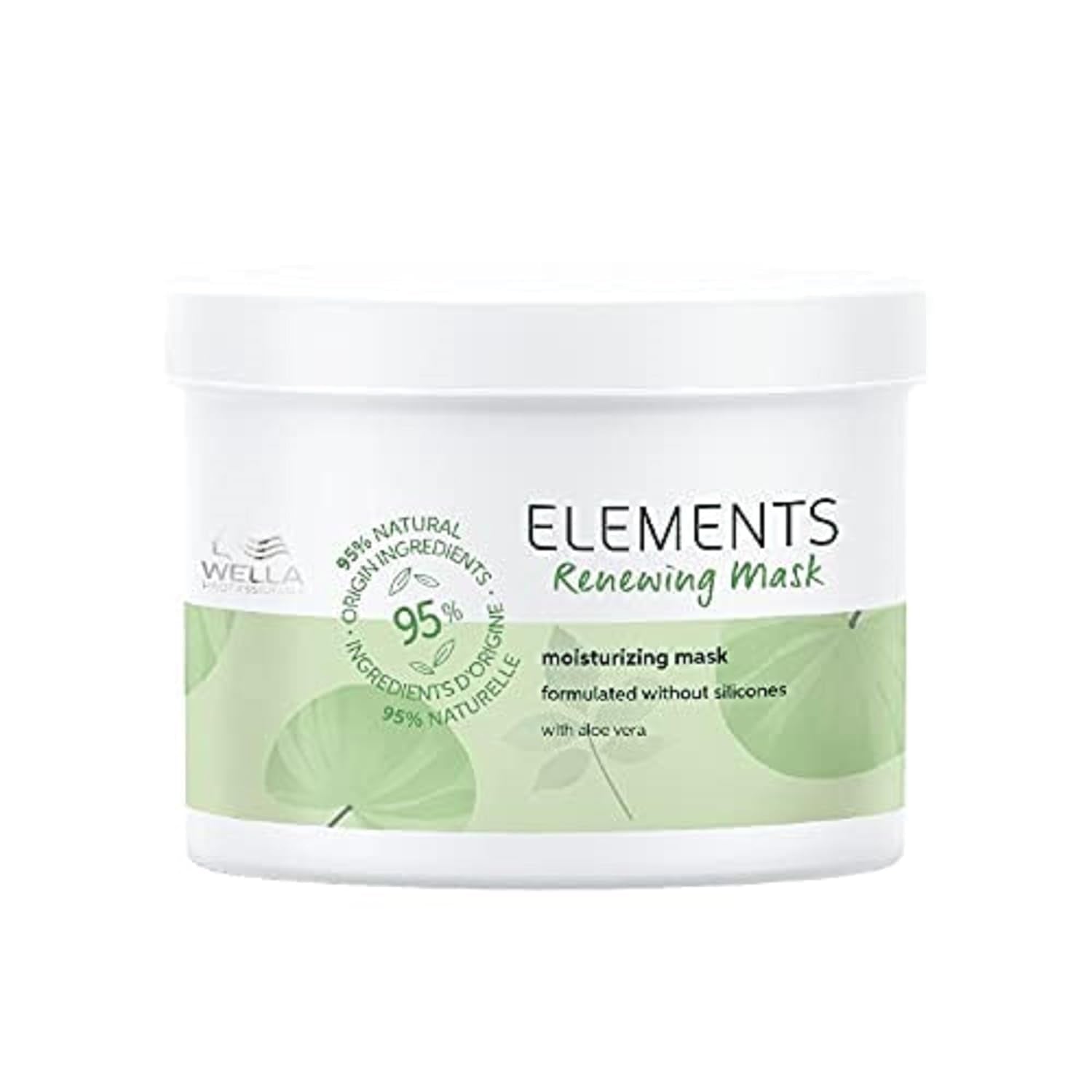 Wella Professionals Elements – natürliche Pflege für trockenes, strapaziertes Haar und empfindliche Kopfhaut – Leave-in-Conditioner, Maske und Spray mit Antioxidantien und Olivenessenz. Haarmaske Naty Shop Haarmaske 500 ml
