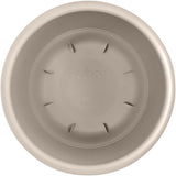elho Amiga Round 47 – Blumentöpfe für den Innen- und Außenbereich – 100 % recycelter Kunststoff – Ø 47,0 x H 35,3 cm – Beige/Pilzbeige