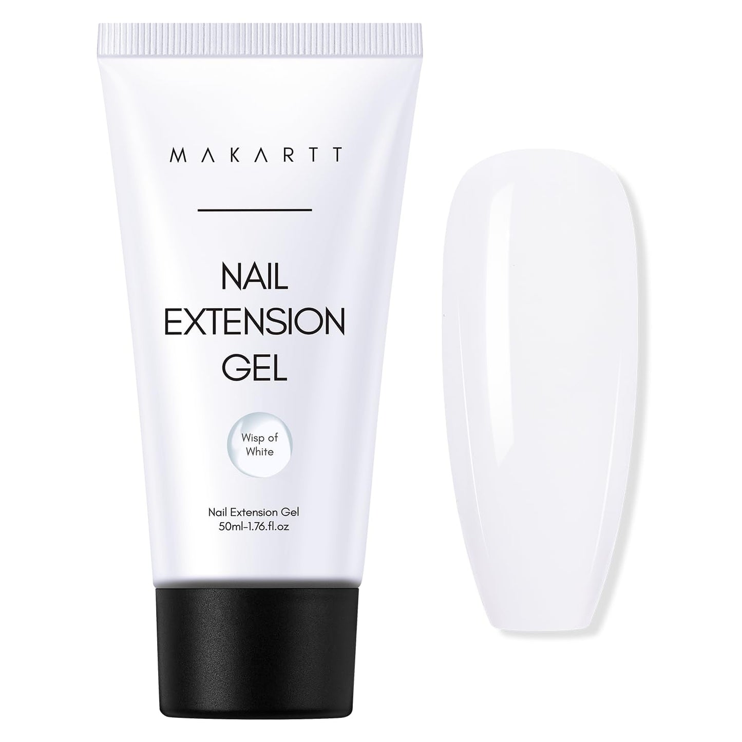 Makartt Poly Nail Extension Gel - 50 ML Extension Builder Acryl Poly Nägel Aufbaugel Extender Gel Für Gelnägel Für Nagelverlängerung, Nagelstärkung, Nail Art Dekoration (Transparent)