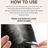 Haarfarbe Stick Temporäre Haarfarbe Lippenstift Haarfärbemittel, Temporäre Lippenstift Haarfarbe Weiße Farbe Haarabdeckung DIY Make-up Stick Haarfarbe Schwarz Braun Haarfarbe Naty Shop