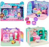 Gabby's Dollhouse Deluxe-Zimmer, Katzenzimmer, Möbel und 2 Überraschungsboxen mit thematischem Zubehör, geeignet für Kinder ab 3 Jahren