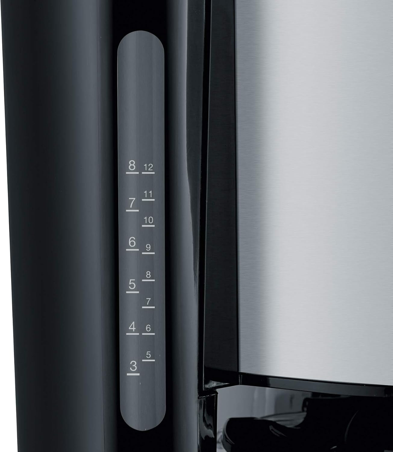 SEVERIN „TypeSwitch“ Espressomaschine mit Thermokaraffe, AromaSwitch zur Wahl zwischen 2 Brühprofilen, Kaffeemaschine für bis zu 10 Tassen, 1000W, Edelstahl gebürstet-schwarz, KA 4845