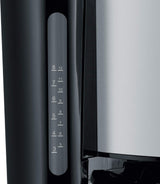 SEVERIN „TypeSwitch“ Espressomaschine mit Thermokaraffe, AromaSwitch zur Wahl zwischen 2 Brühprofilen, Kaffeemaschine für bis zu 10 Tassen, 1000W, Edelstahl gebürstet-schwarz, KA 4845