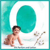 Harmonie Babywindelset Größe 2 (4–8 kg, 240 Teile), Monatsbox und Harmonie Aqua Baby Feuchttücher Box 720 Tücher (15 x 48), Baby Essentials