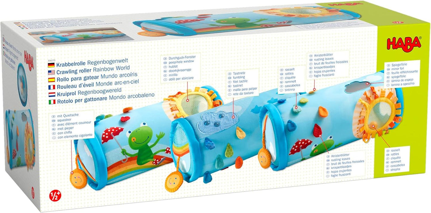 Spielzeug für Kleinkinder HABA Krabbelrolle Regenbogenwelt Toys Bebe Naty Shop