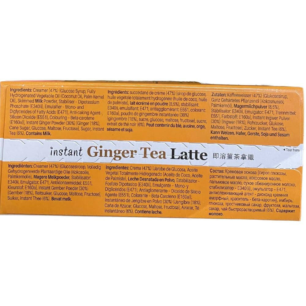 - Instanttee mit Ingwer und Milch – (1 X 10 X 25 GR)