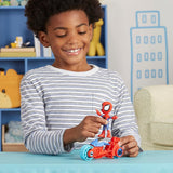 SPIDEY und SEINE FANTASTISCHEN FREUNDE Marvel Spidey Motorradfigur Spielzeug für Jungen und Mädchen ab 3 Jahren Actionfiguren Naty Shop