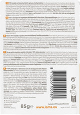 IAMS Delights Nassfutter für Katzen mit Huhn in Soße für ältere Katzen ab 7 Jahren – Probiergröße, Einzelbeutel, 1 x 85 g