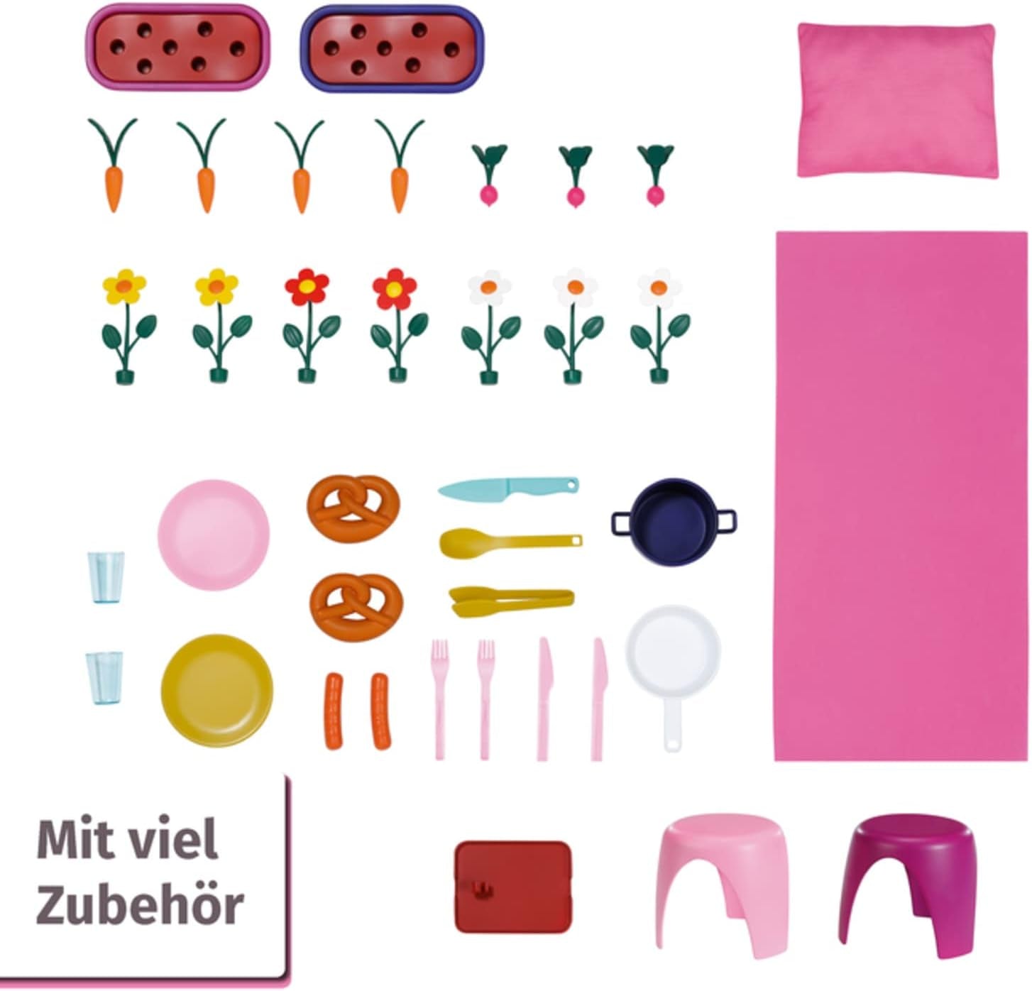 BABY born Puppenhaus, Wochenendhaus mit Licht- und Soundfunktion, aufklappbaren Seitenwänden, Spüle, Grill und viel Zubehör, 832752, Zapf Creation