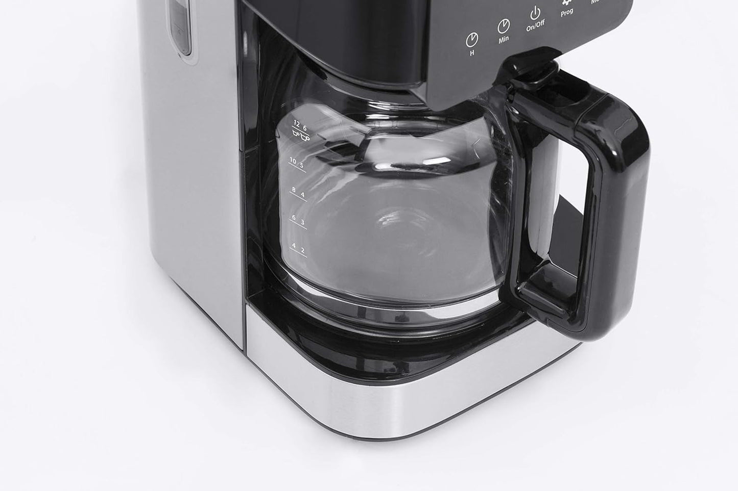 CASO Coffee Taste and Style Espressomaschine mit Permanentfilter, 1,5 l, optimale Brühtemperatur 92-96 °C, Anti-Tropf-System, optimierter Brühkopf, Edelstahl, 12 Tassen