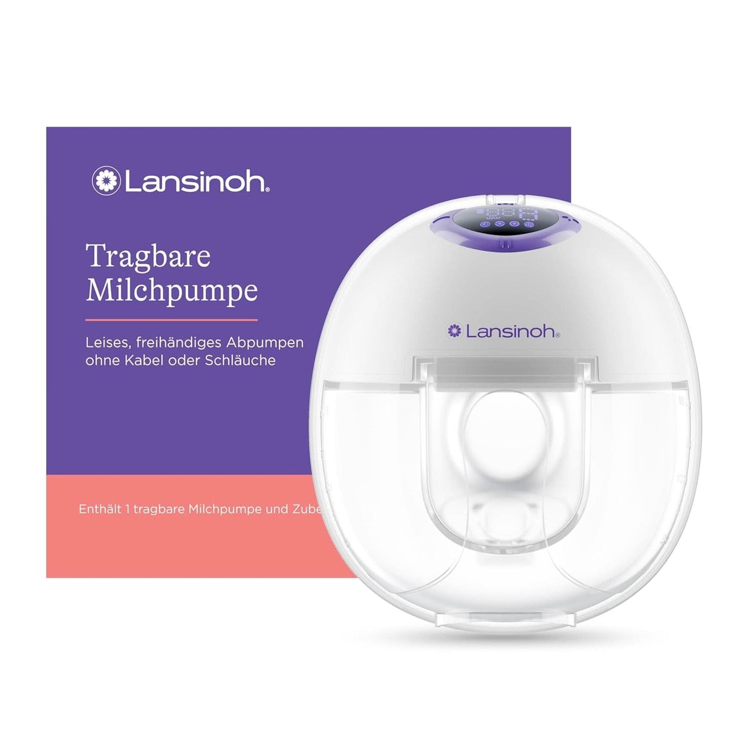 Lansinoh Tragbare elektrische Milchpumpe Zubehör Essen und Stillen Bebe Naty Shop