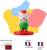 Klangfigur „Die drei kleinen Schweinchen“ – Geschichten mit Klang – Spielzeug, Lerninhalt, französische Version, Kinder von 4 bis 6 Jahren, Bebe Toys Naty Shop