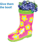Baker Ross 'Wellies' Keramiktöpfe für Kinder (2 Stück)