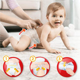 Pampers (alte Version), Höschen, Größe 4, 9 kg–15 kg, Dreierpack (1 x 88 Windeln)