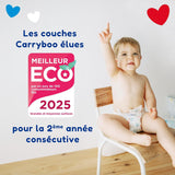 - Windelgröße 4+ 9-20 kg – Ökologische Babywaidern – natürliche Babypflege, hypoallergen, ohne Parfüm und auslaufsicher – Hermestellung in Frankreich – 126 Wegwerfwindeln – 1 Monat