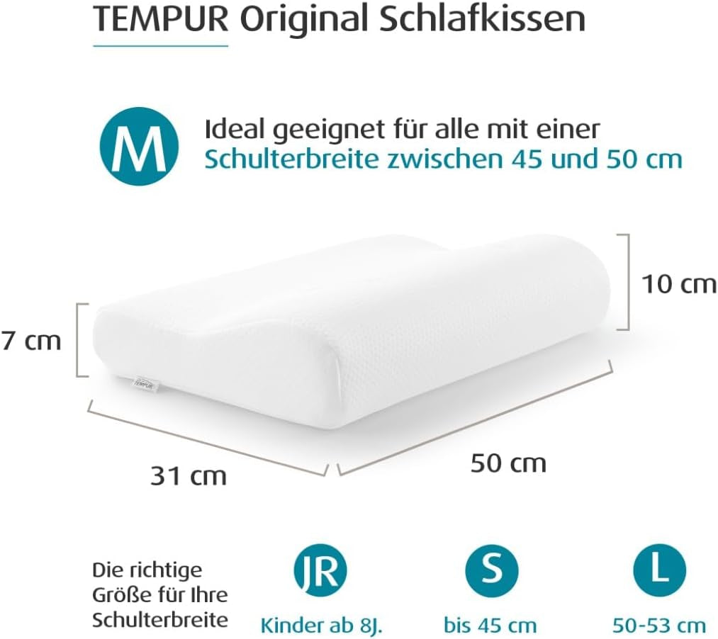 Kissenset mit Füllung und Bezug, Originalkissen Größe M mit Jersey-Kissenbezug (beige)