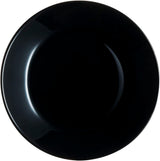 Arcopal Zelie Tafelservice aus schwarzem Glas, 12-teilig, 4 Plätze, schwarz
