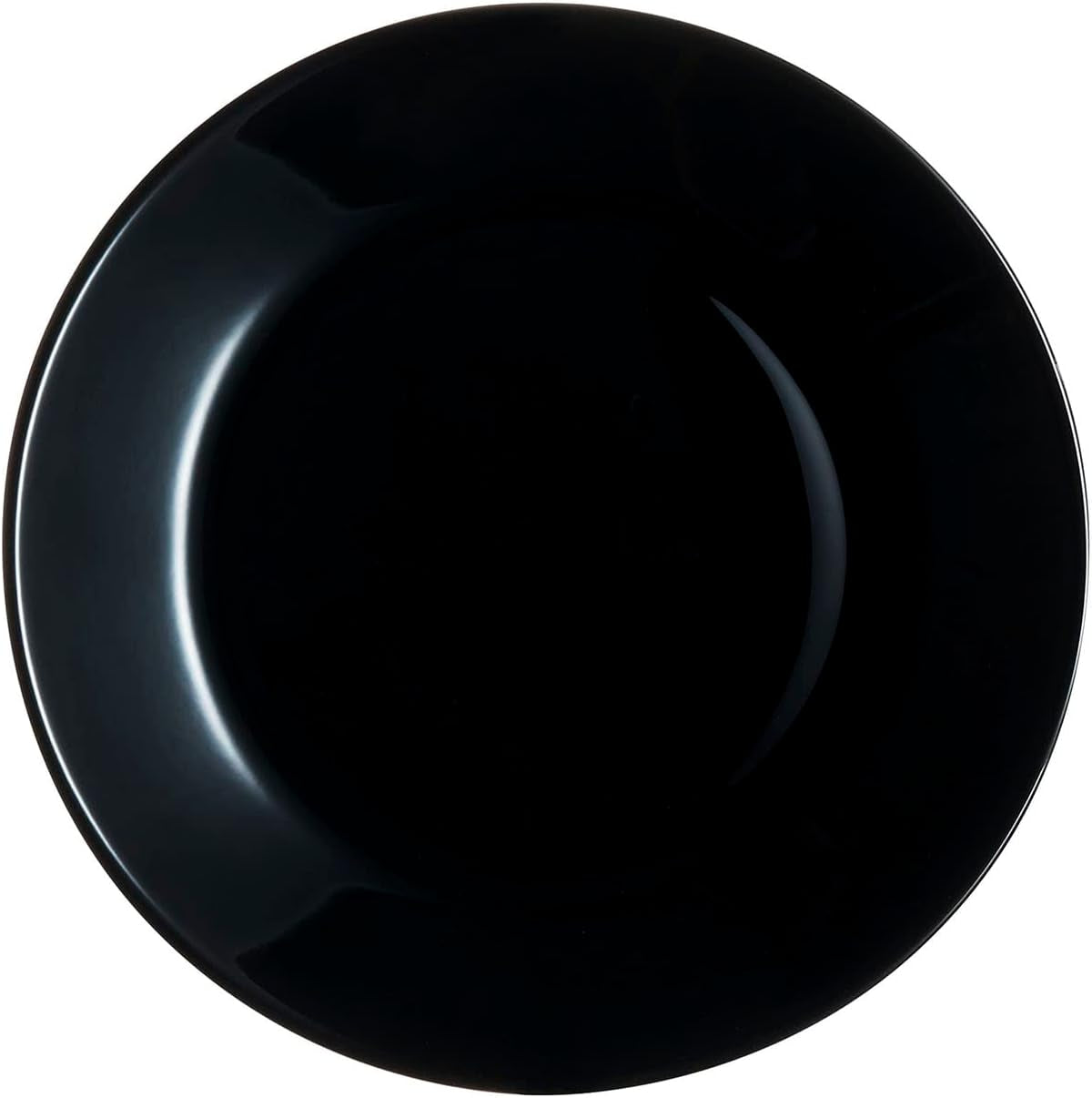 Arcopal Zelie Tafelservice aus schwarzem Glas, 12-teilig, 4 Plätze, schwarz