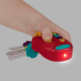 Battat Spielzeugschlüssel Babyspielzeug – Bunter Autoschlüssel-Schlüsselanhänger mit Licht und Geräuschen für Kinder ab 10 Monaten Bebe Toys Naty Shop