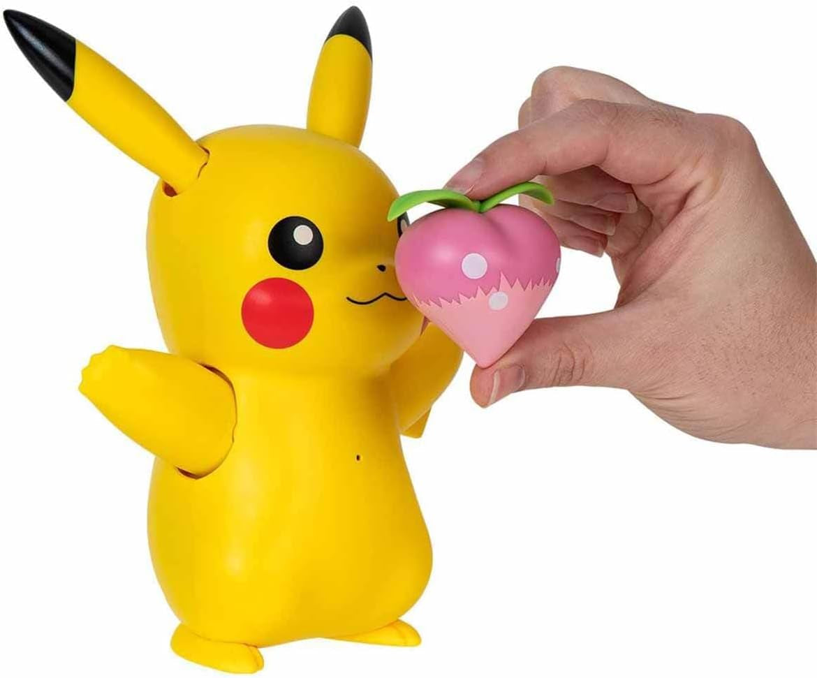 Pokémon PKW3330 – Deluxe My Partner Pikachu, offizielles Pikachu mit Licht, Sound und Bewegung. Actionfiguren Naty Shop