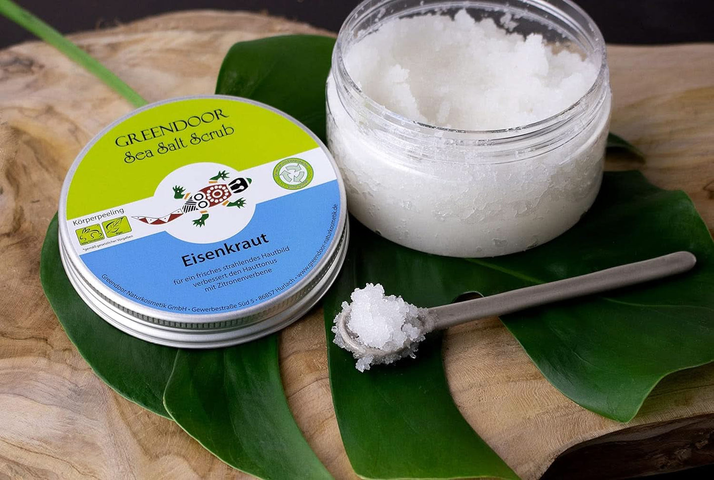 GREENDOOR Körperpeeling, vegan, Zitronenduft, 280 g Kosmetik und Schönheit Naty Shop