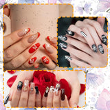 80 Stück 3D-Schmetterlings-Nagelanhänger, Legierung, Schmetterling, Gold, Silber, Glitzer, Nagelkunst-Dekorationen, Nagelschmuck, Zubehör, DIY, Maniküre für Frauen