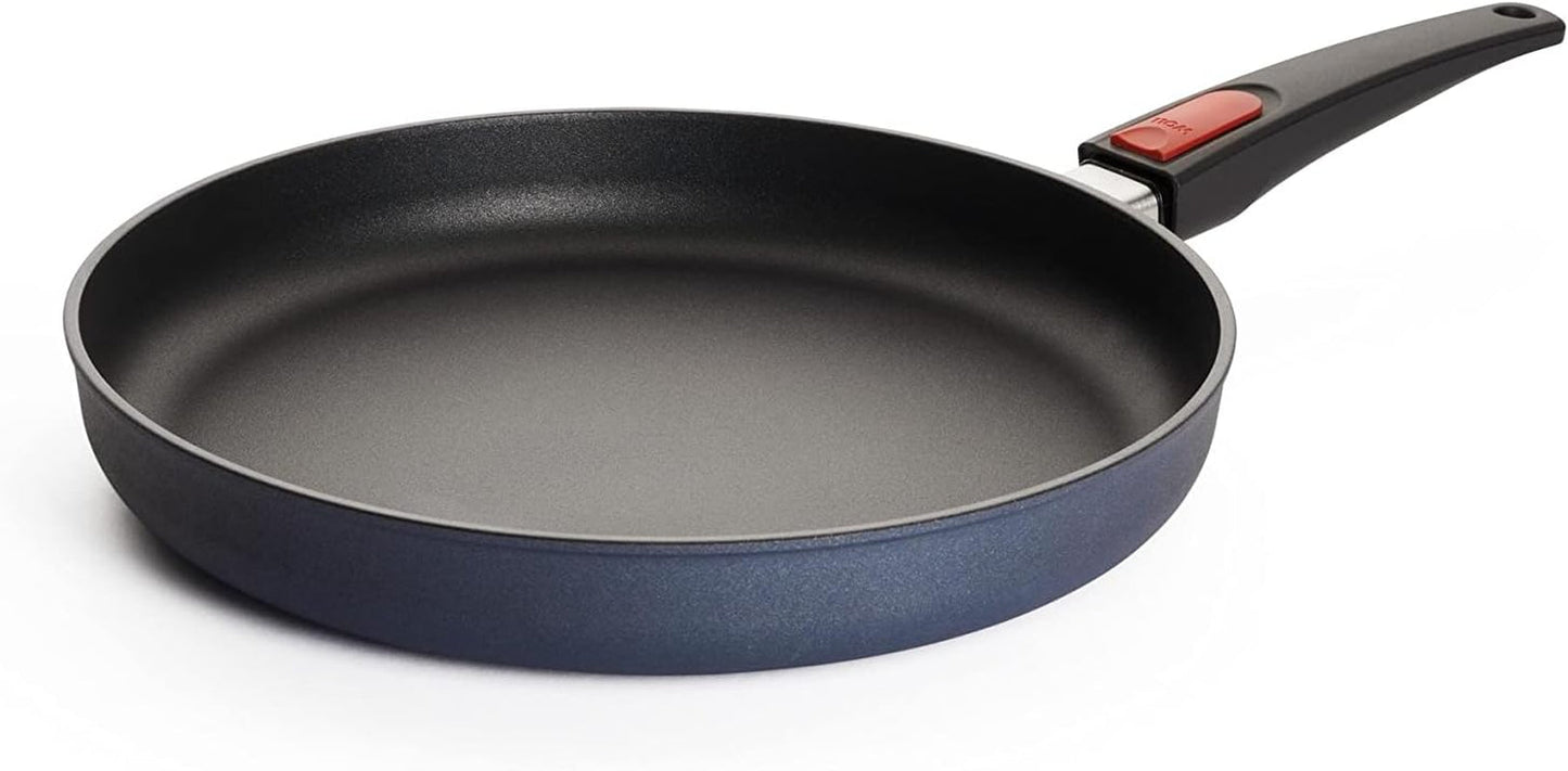 Woll Diamond Lite flache Pfanne - Induktion -, Ø 20 cm, 5 cm Höhe, mit abnehmbarem Griff - für alle Herdarten geeignet, Aluminiumguss, Antihaftbeschichtung Naty Shop Töpfe und Pfannen Ø 30 cm