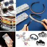 ANGNYA 4000 Stück Strasssteine ​​​​Nägel Nail Art Strasssteine ​​​​Dekorationen Nagelsteine ​​​​Für Nail Art Zubehör Und Klare Kristall Strasssteine ​​​​Handwerk Mit Pick up Pinzette Und Strass Picker Dotting Pen…