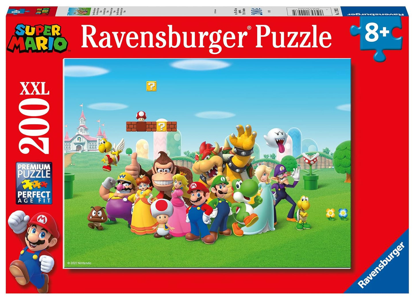 Puzzle für Kinder 100 Teile XXL – Nintendo Super Mario Fun Puzzle Naty Shop Single Verspielt, kinderfreundlich