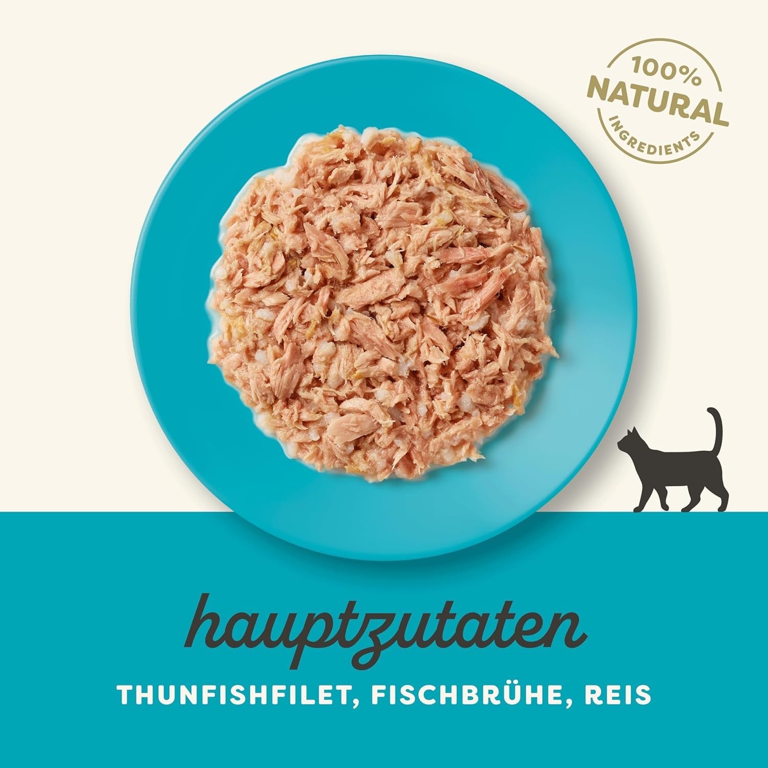 Applaws 100 % natürliches Nassfutter für Katzen, Thunfischfilets in Brühe – Packung mit 12 70-g-Beuteln