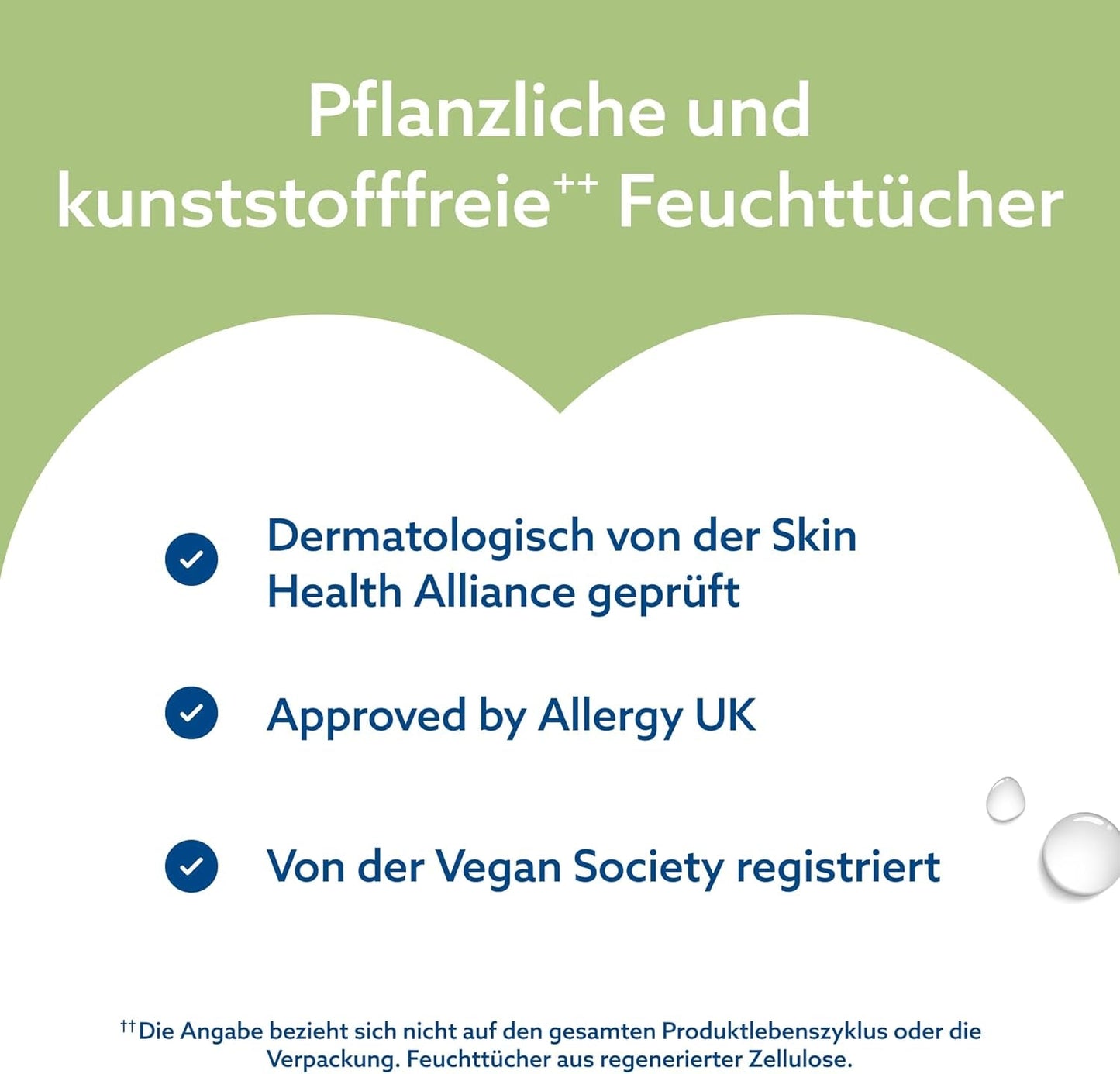 WaterWipes Sensitive+ Feuchttücher für Babys und Kleinkinder, 720 Stück (12er-Pack), 3-in-1-Reinigung, Pflege, Schutz, 99,9 % Wasser, strukturierte Reinigung, parfümfrei