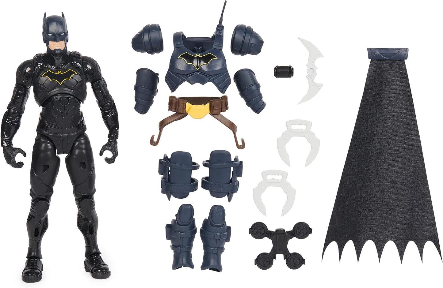DC Batman Adventures Actionfigur, 30 cm – Mit 16 Ausrüstungsteilen und voll beweglich für spannende Abenteuer und actiongeladene Stunts, Spielzeug für Kinder ab 3 Jahren. Actionfiguren Naty Shop