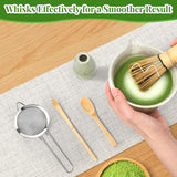 Alyvisun Matcha-Set, 5-teiliges Matcha-Tee-Set mit Matcha-Teekanne und Matcha-Teeständer, Teelöffel, Teelöffel, Matcha-Tee-Set für Matcha-Liebhaber, ideal für Anfänger und Enthusiasten