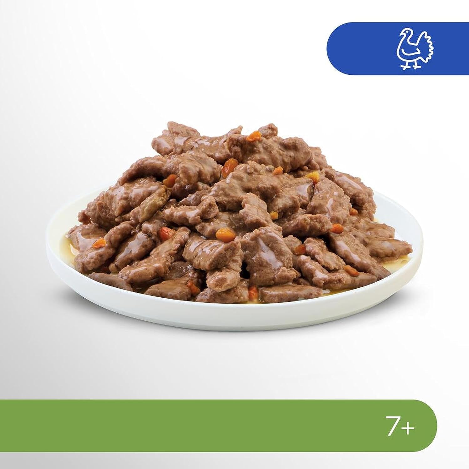 PERFECT FIT™ Senior Cat Portionsbeutel mit Truthahn und Karotten, 12 x 85 g