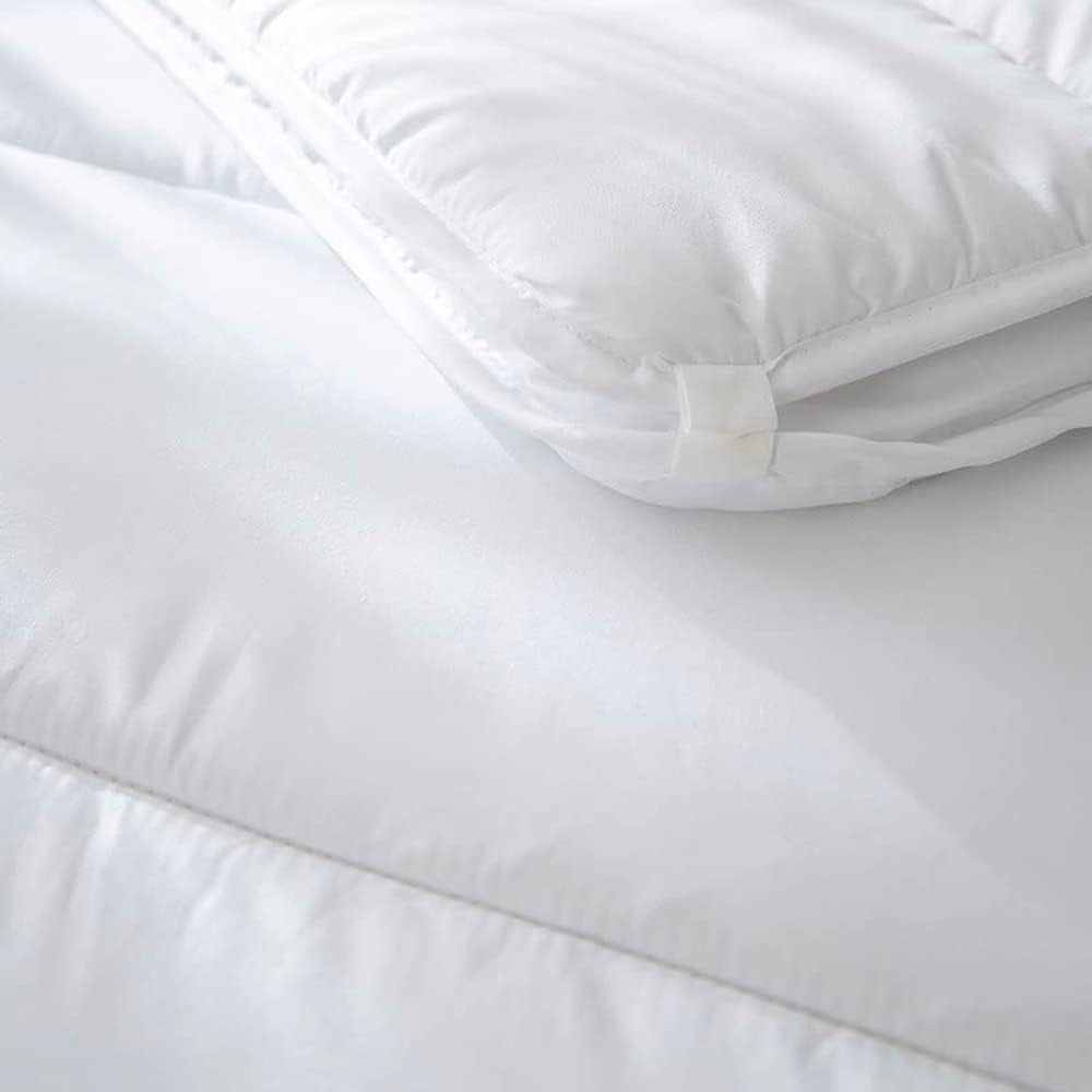 Abeil 4-Jahreszeiten-Steppdecke, weiß, Polyester, weiß, 240 x 260 cm Steppdecken und Steppdecken Naty Shop