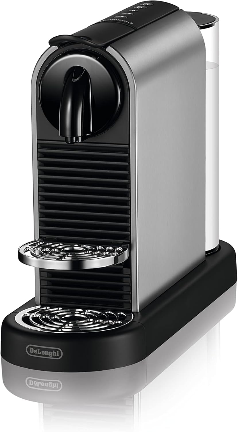 Nespresso EN167.W Citiz Kapsel-Espressomaschine, Hochdruckpumpe und ideale Temperaturkontrolle, ohne Aeroccino (Milchschäumer), Energiesparfunktion, 1260 W, Cremeweiß, 37,4 x 11,9 x 25,5 cm