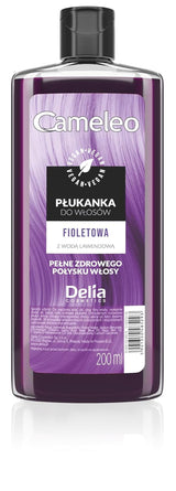 Cameleo – Rose Water Pink Hair Tonic, kein Gelbstich, semi-permanente Haarfarbe – für blondes und graues Haar – Farbe und Pflege – frei von Parabenen | 200 ml Naty Shop Haarfärbemittel Neue Version – Violett 200 ml (1 Packung)