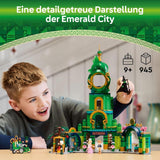 LEGO Wicked Tower-Spielzeug „Welcome to Emerald City“, Glinda- und Elphaba-Minipuppen, Geschenk für Filmfans sowie Mädchen und Jungen ab 9 Jahren, die Puppenhäuser lieben. 75684 Bausets Besuchen Sie den LEGO-Store