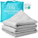 Gewichtsdecke 135 x 200 7 kg – Anti-Stress-Therapiedecke – schwere Decke aus 100 % Baumwolle – Decke für tiefen Schlaf und bessere Erholung – Gewichtsdecke – für Männer und Frauen von 55–85 kg. Betten und Decken Beuche den Ella-Store 135 x 200 7,0 kg