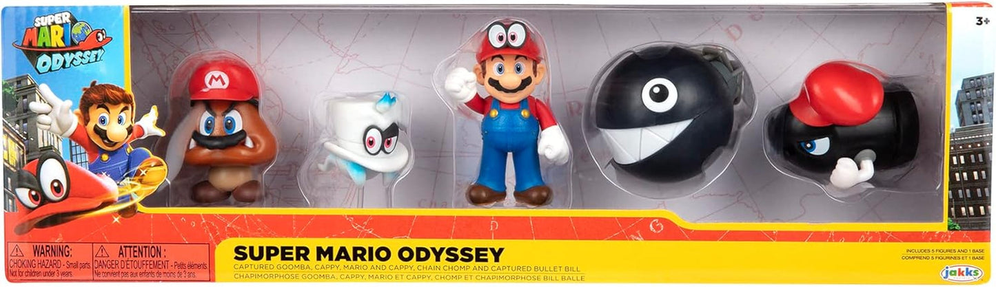 Ksruee Super Mario Mario Odyssey 5,6 cm Pack Actionfiguren Naty Shop