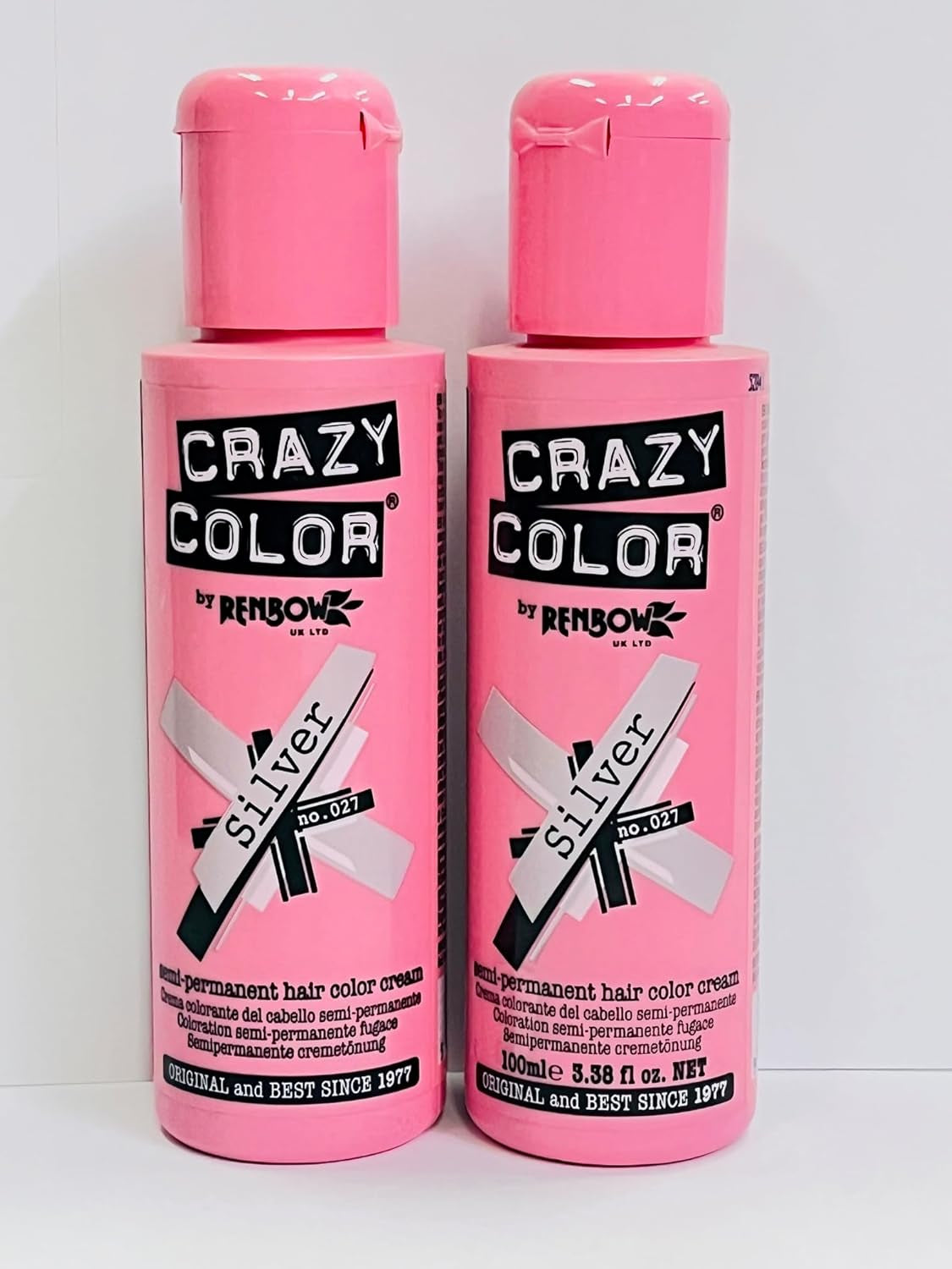 GO TOXIC UV semipermanente Haarfärbecreme, 100 ml (1 Packung) Naty Shop Haarfärbemittel Silberfarbe 100 ml (1 Packung)
