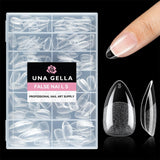 Ballerina-Gel-Nagelspitzen, 216 Stück, 12 Größen, weiche Gel-Nagelspitzen, vollständige Abdeckung, Nagelverlängerungs-Set, halbmatt, DIY, Heimkunst
