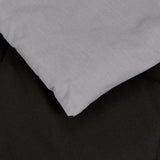 Amazon Basics Bettbezug aus Mikrofaser, beidseitig verwendbar, 220 x 240 cm, grau / schwarz Bettdecken und Steppdecken Naty Shop