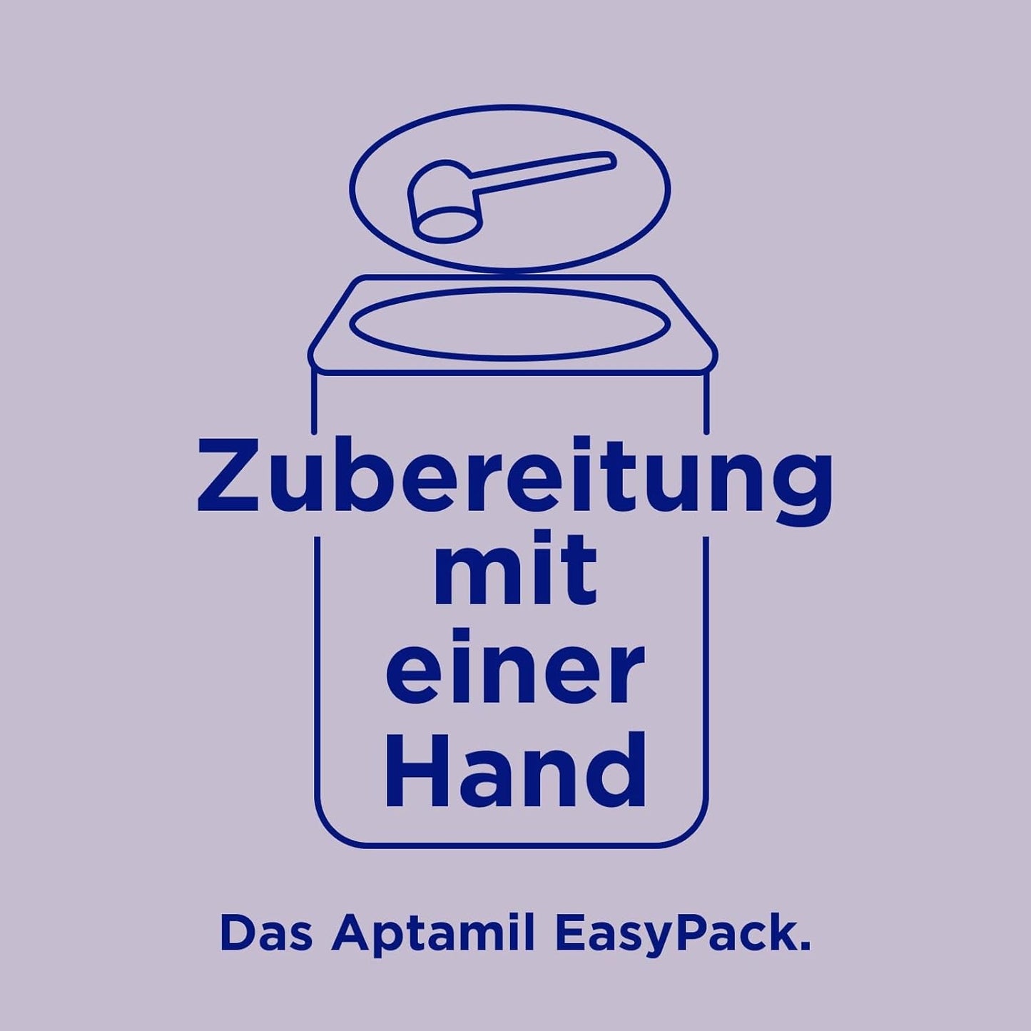 Aptamil HA 1 - Säuglingsnahrung ab der Geburt, mit DHA, laktosefrei, palmölfrei, Babynahrung, Milchpulver, 1 x 800 g