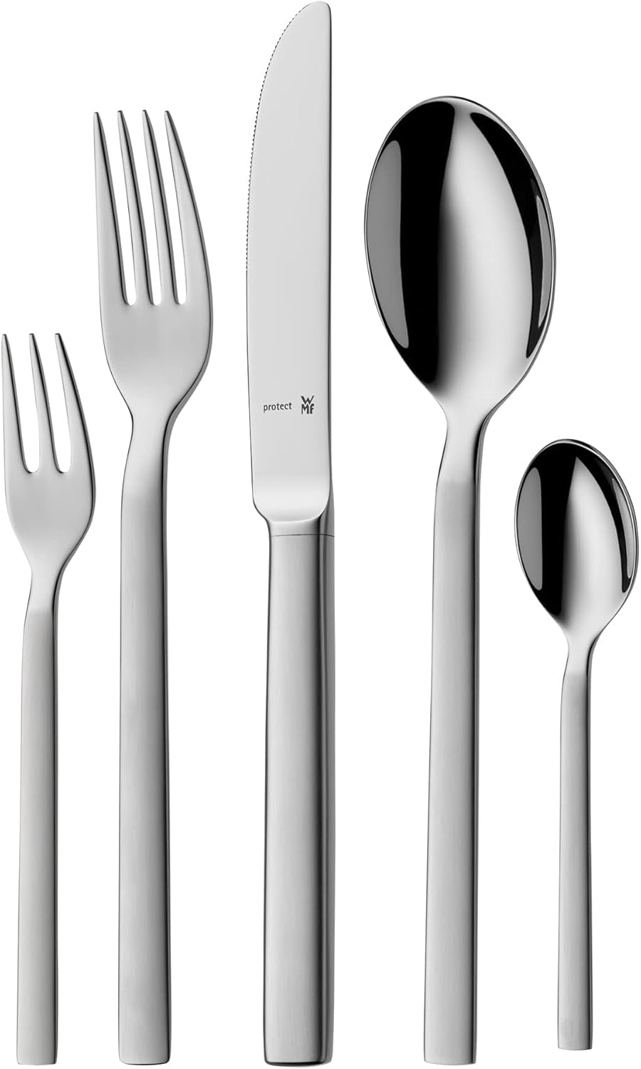 WMF Lyric plus Edelstahlbesteckset für 6 Personen, 30 oder 66 Teile Kitchen Naty Shop Besteck-Set