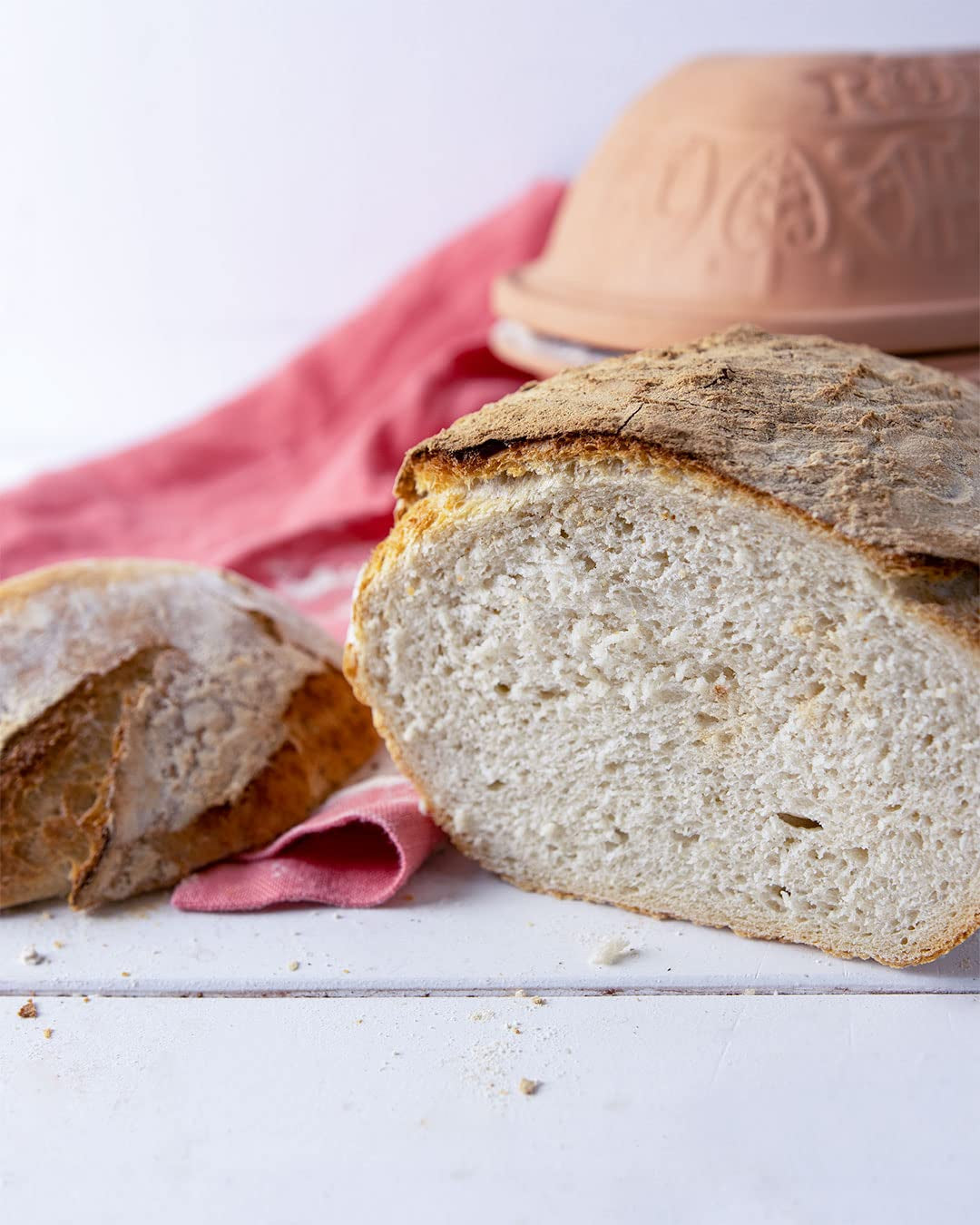 RUF Lievito Madre Sauerteig, Milder Weizen-Sauerteig, Mutterteig, Kurze Teigruhe Durch Enthaltene Trockenhefe, Lievito Madre Getrocknet Für Brot, Baguette, Focaccia, 3X35G Mischung zum Backen und Kochen Naty Shop