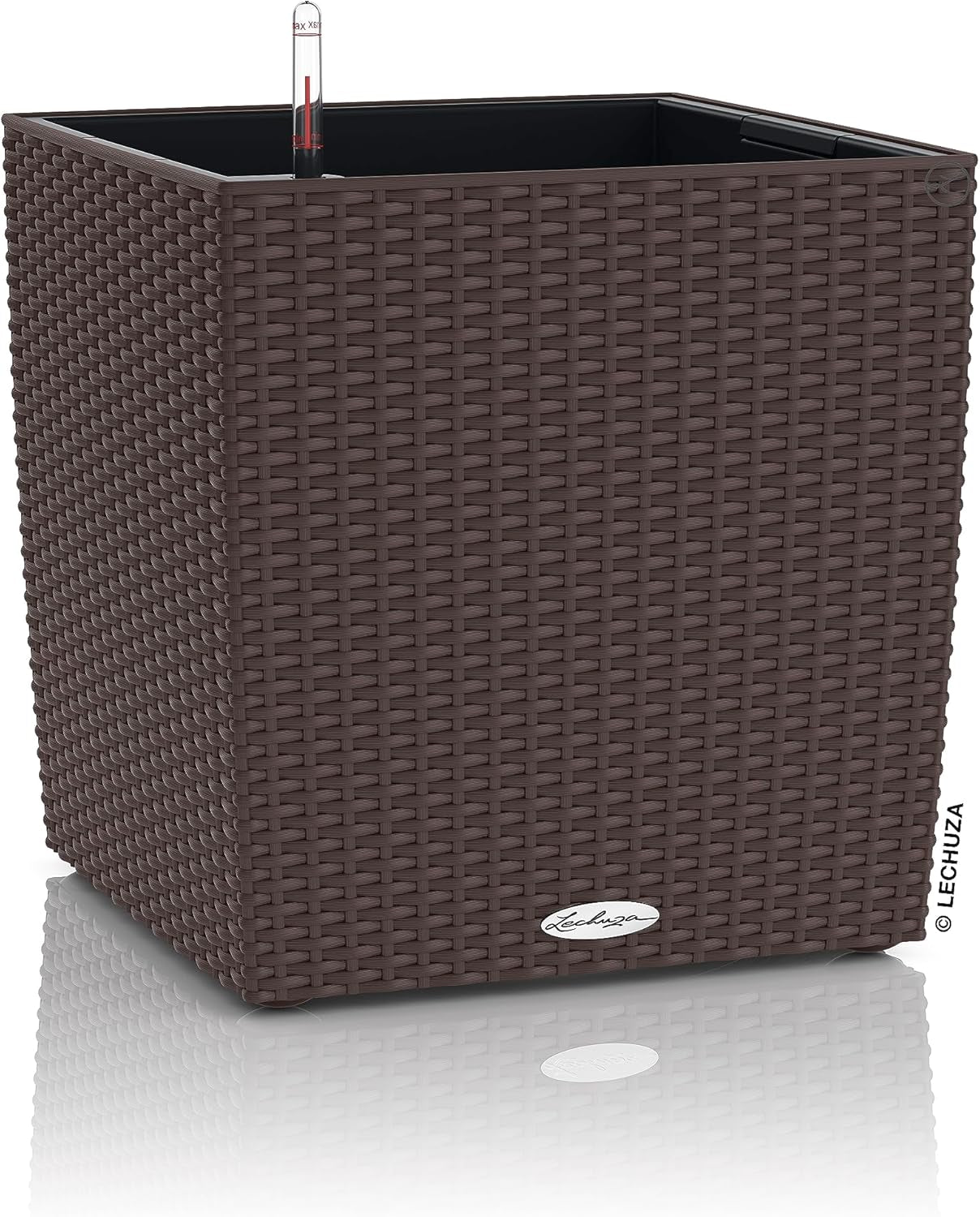 LECHUZA CUBE Cottage 30 Granit 15372