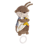 Fehn Spieluhr Baby Einschlafhilfe Schaf – Plüschtier mit Aufsatz – Einschlafhilfe Lied „Brahms Wiegenlied“ – Kinderspielzeug für Reisen und Zuhause – Musikspielzeug für Babys und Kinder Babyspielzeug Naty Shop Otter