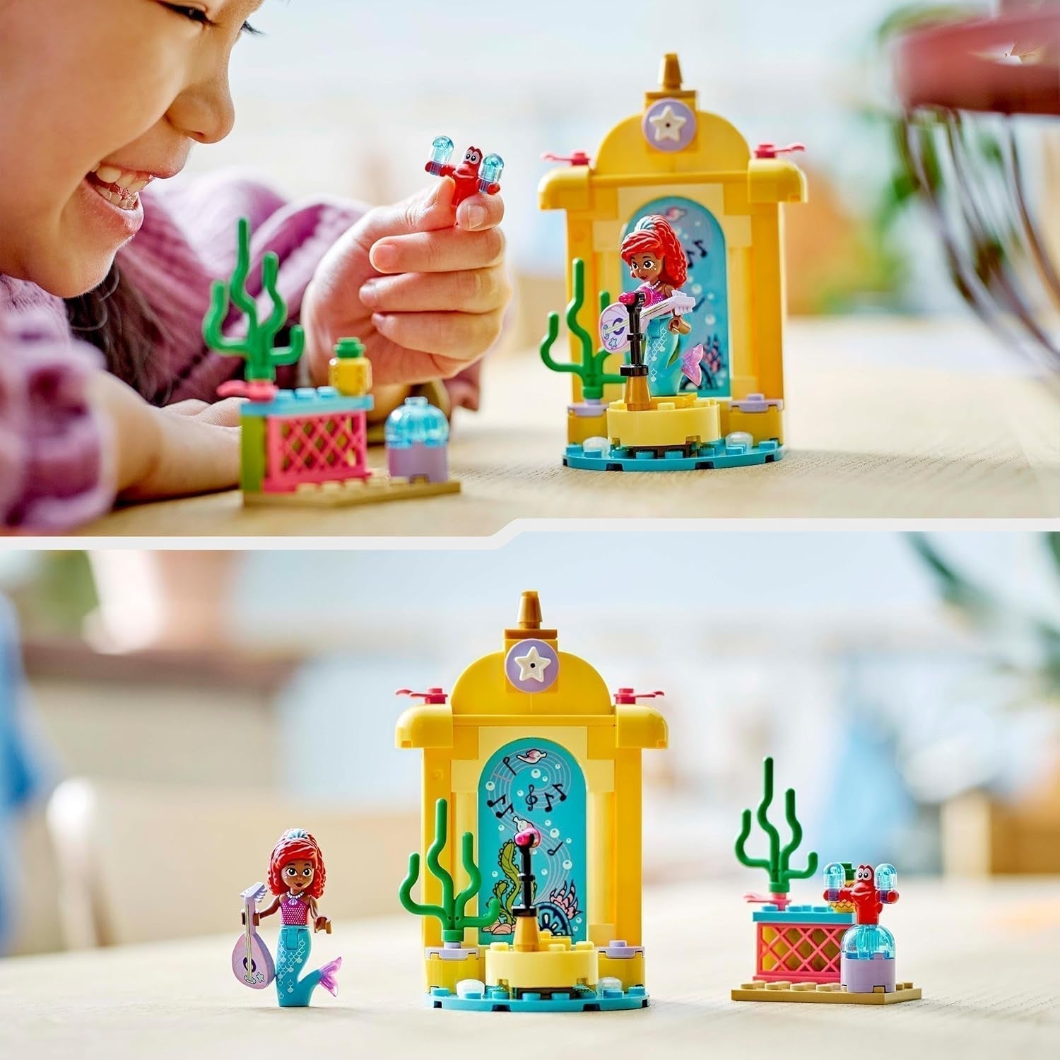 LEGO – Disney Princess Arielles musikalische Bühne, Bauspielzeug für Kinder mit 2 Figuren, Geschenkidee für Mädchen und Jungen ab 4 Jahren und TV-Serien-Fans, Kinderspielzeug 43235, Bausets. Beuche den LEGO-Store